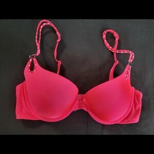 Victoria's Secret bra women's 34C pink polka dots convertible SEXY LITTLE THING